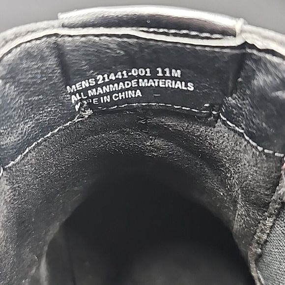 Stacy Adams Oakhurst Boots Chukka Style 21441-001 Size 11 Memory Foam Black - Picture 9 of 11